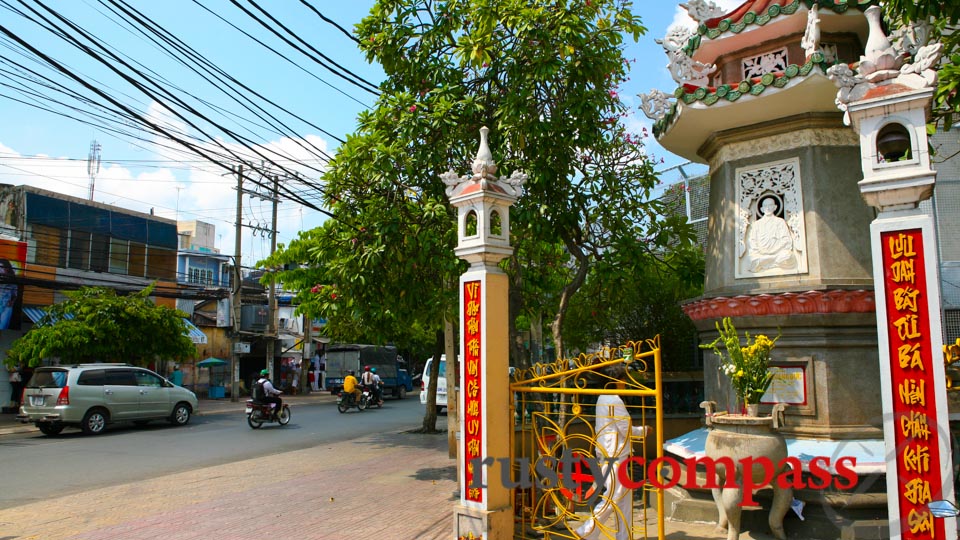 The original Thich Quang Duc memorial, Saigon.
